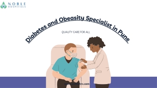 Diabetes and Obeasity Specialist in Pune Expert Care for a Healthier Life