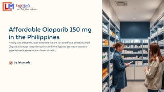 Olaparib 150 mg price in The Philippines At LetsMeds