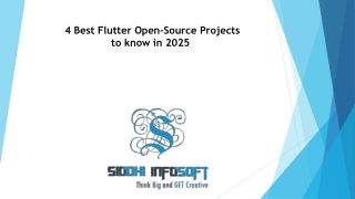 4 Best Flutter open source