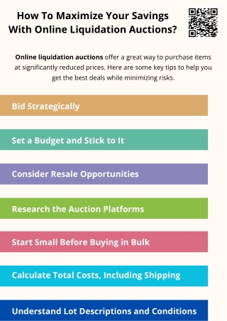 How To Maximize Your Savings With Online Liquidation Auctions?