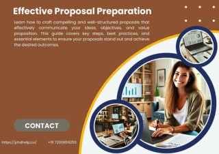 Effective Proposal Preparation