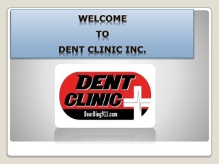 Body Shop Fix Dents Milwaukee | Dent Clinic Inc