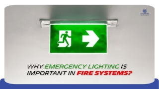 The Role of Emergency Lighting in DCD Approved Fire Safety Systems