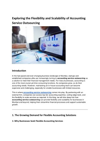 Exploring the Flexibility and Scalability of Accounting Service Outsourcing