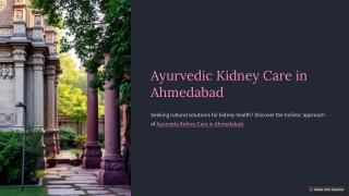 Ayurvedic Kidney Doctor in Ahmedabad with Holistic Approach to Kidney Health