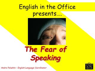 English in the Office presents….