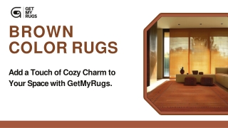 Warm Up Your Space with Brown Color Rugs