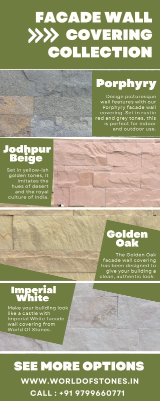 Facade Wall Covering Collection From Worldofstones india