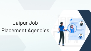Top Job Placement Agencies in Jaipur