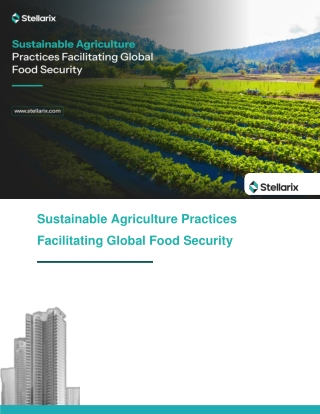 Sustainable Agriculture Practices Facilitating Global Food Security