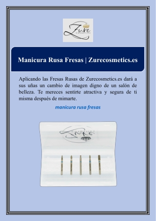 Manicura Rusa Fresas | Zurecosmetics.es