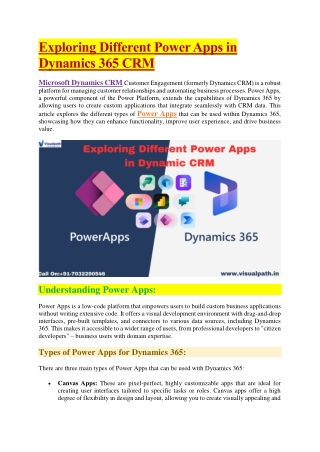 Microsoft Dynamics CRM Certification - MS Dynamics CRM Training