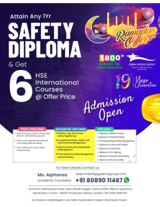 Safety Diploma Course Ramadan Offer in Kochi