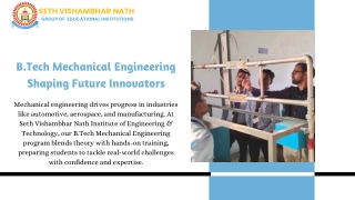 B.Tech in Computer Engineering at SVN – Innovate with Technology