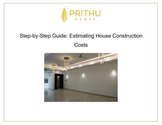 Step-by-Step Guide: Estimating House Construction Costs