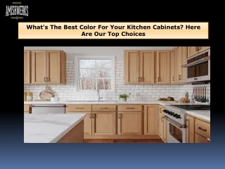 What's The Best Color For Your Kitchen Cabinets? Here Are Our Top Choices
