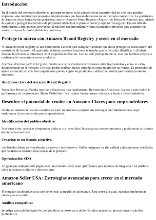 Protege tu marca con Amazon Brand Registry y crece en el mercado