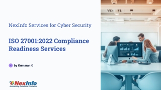 Services For Cyber Security - ISO 27001:2022 Compliance Readiness Services
