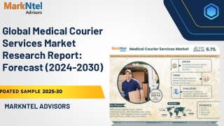 Global Medical Courier Services Market Research Report: Forecast (2024-2030)