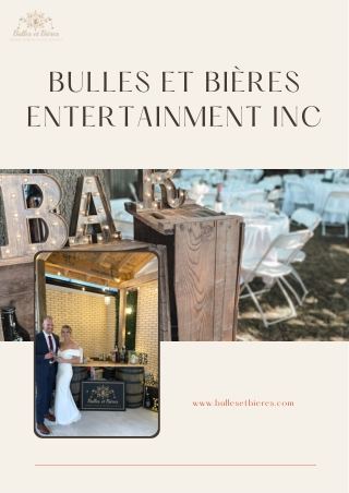 Speakeasy Mobile Bar Rental Elevate Your Event with Style and Convenience