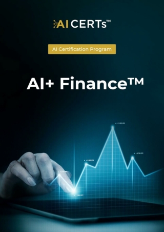 Earn Your AI Finance Certification & Stay Ahead in FinTech!