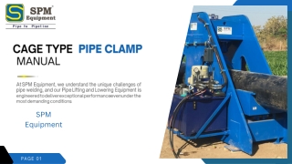 Cage Type Pipe Clamp Manual