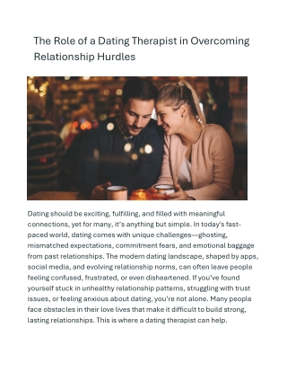 Dating Therapist