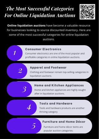 The Most Successful Categories For Online Liquidation Auctions