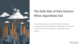 The Dark Side of Data Science_ When Algorithms Fail