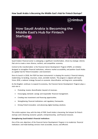 How Saudi Arabia is Becoming the Middle East