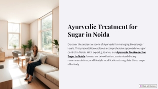 Ayurvedic Treatment for Sugar in Noida