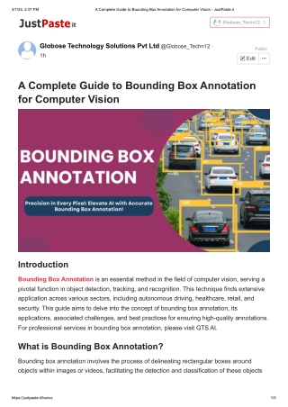 A Complete Guide to Bounding Box Annotation for Computer Vision - JustPaste.it