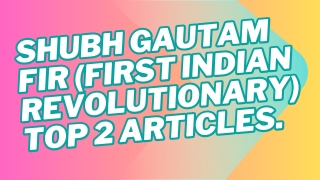 Dr.Shubh GautamVideo 2-07