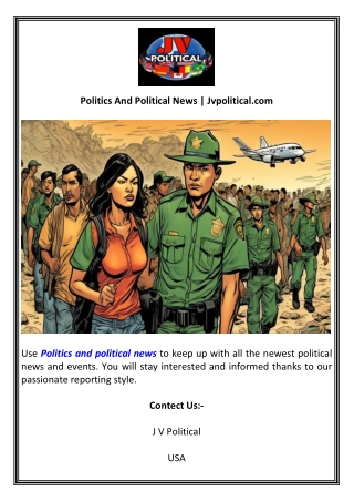 Politics And Political News  Jvpolitical com