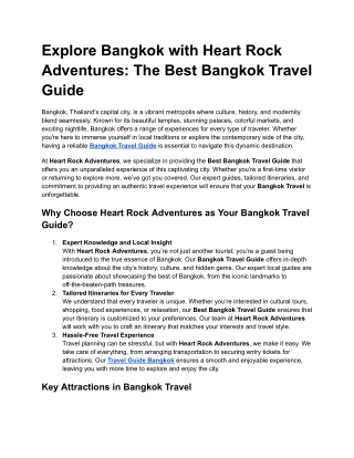 Explore Bangkok with Heart Rock Adventures_ The Best Bangkok Travel Guide