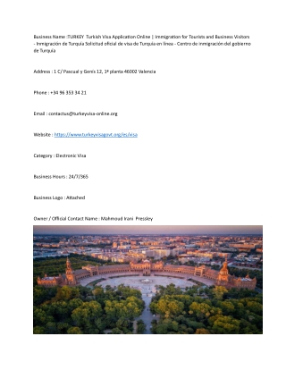 TURKEY  Turkish Visa Application Online | Immigration for Tourists and Business