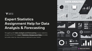 Expert Statistics Assignment Help for Data Analysis and Forecasting