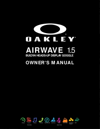 Oakley Airwave 1.5 Manual