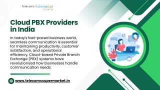 Reliable Cloud PBX Providers in India for Seamless Communication