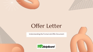 Offer Letter Example