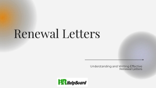 Membership Renewal Letter