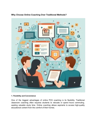 Why Choose Online Coaching Over Traditional Methods