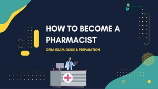 How to Become a Pharmacist