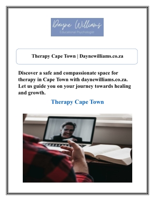 Therapy Cape Town  Daynewilliams.co.za