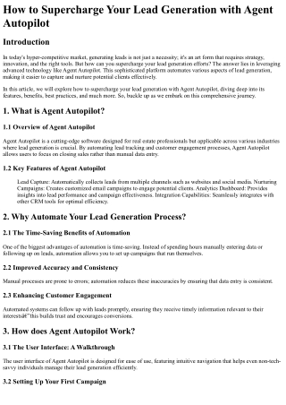 How to Supercharge Your Lead Generation with Agent Autopilot(1)