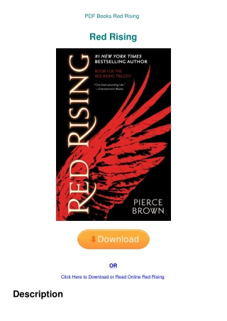 PDF Books Red Rising