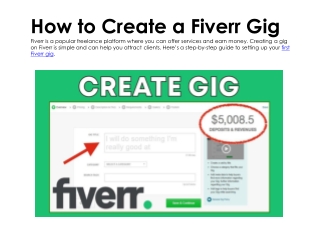 How to Create a Fiverr Gig