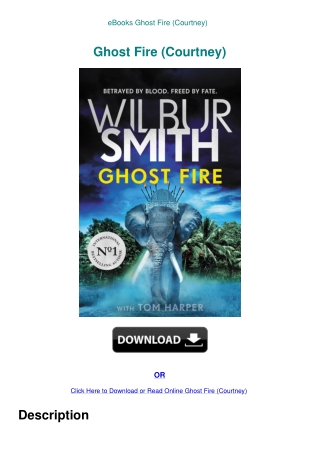 eBooks Ghost Fire (Courtney)