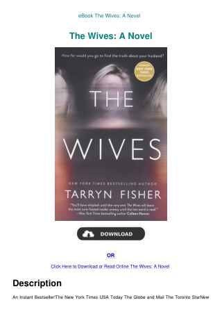 eBook The Wives A Novel