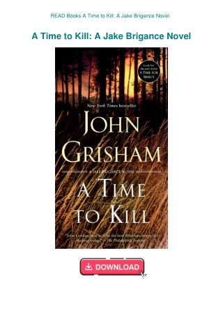 READ Books A Time to Kill A Jake Brigance Novel